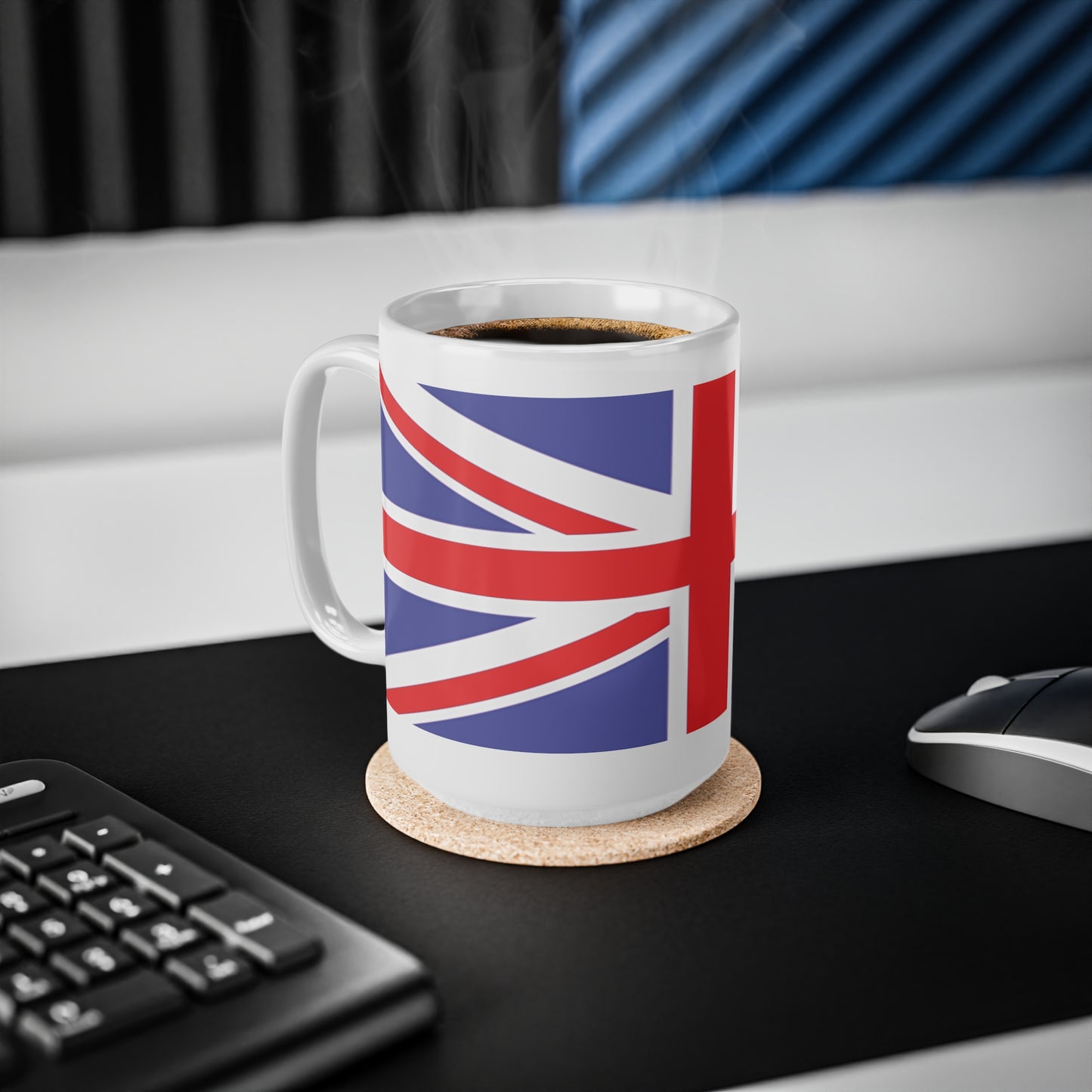 British Flag Wrap Around Coffee Mug