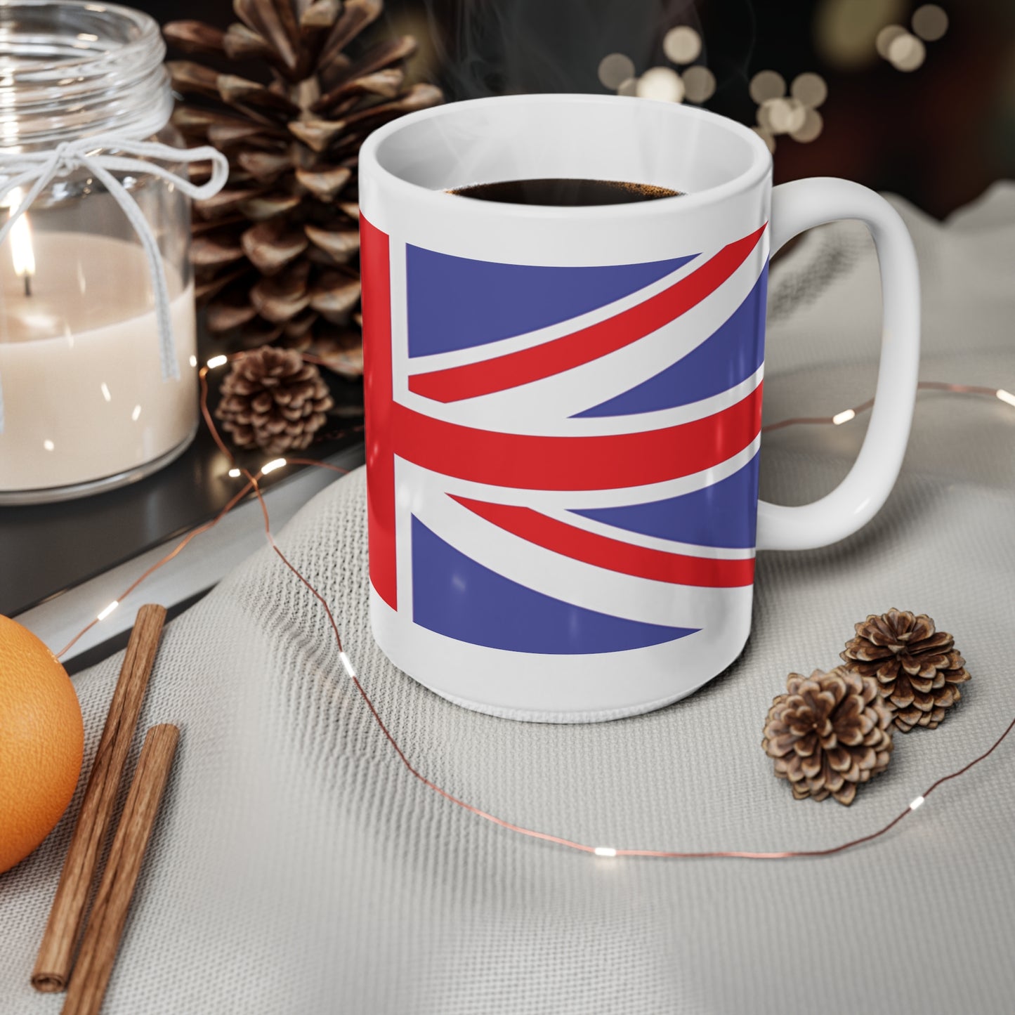 British Flag Wrap Around Coffee Mug