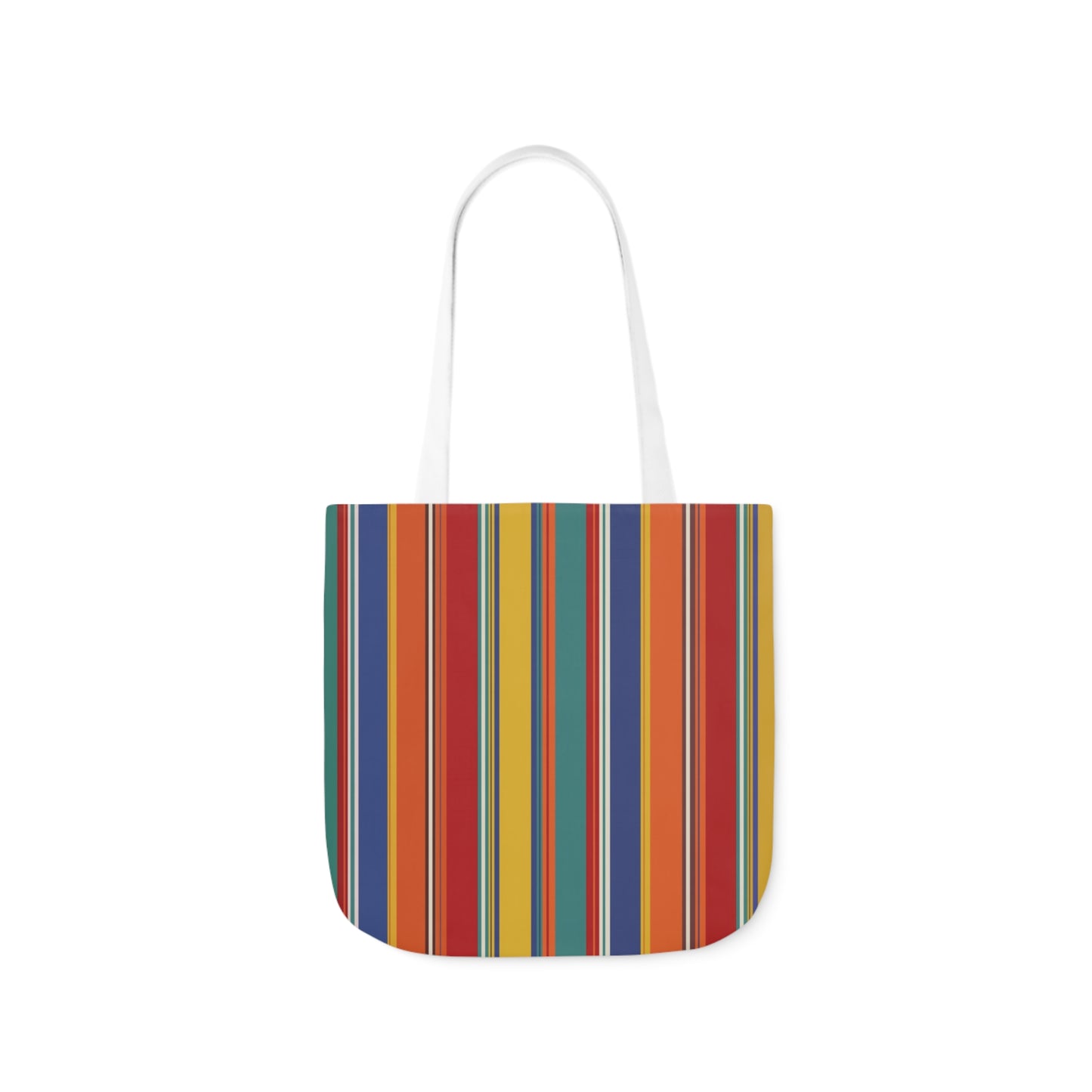 Oxford Rainbow Colourful Stripes Bold Pattern Shoulder Tote Bag