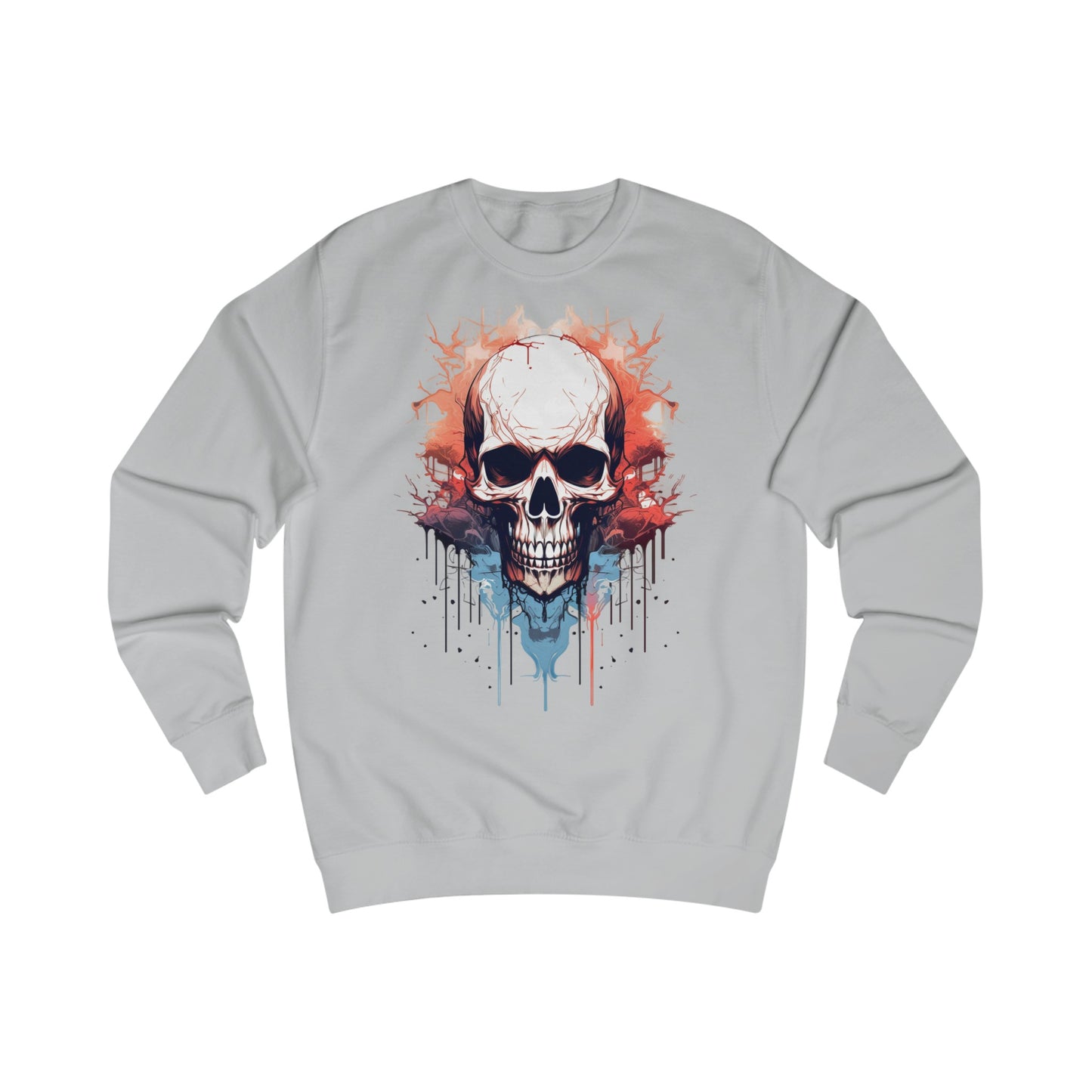 Skull Watercolour Painting Sweatshirt