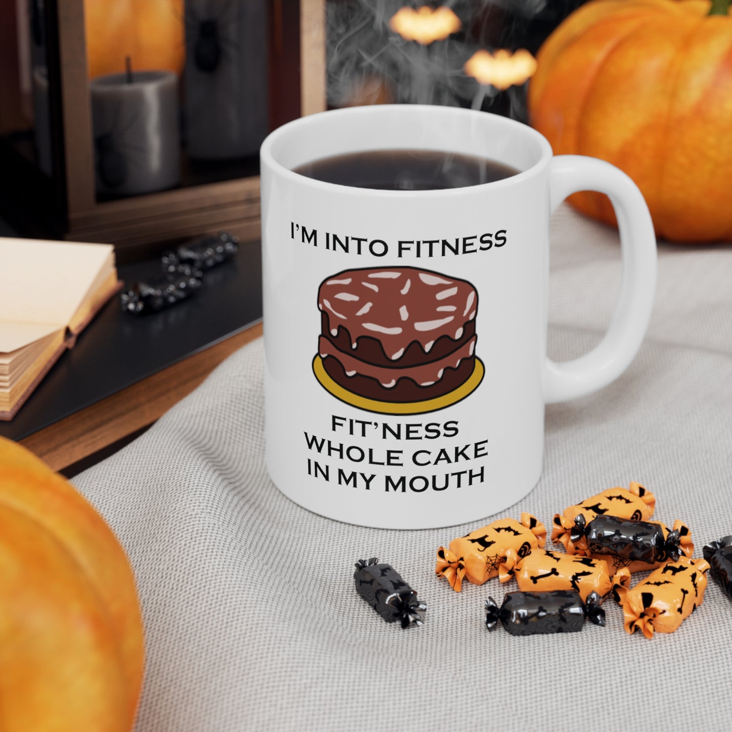 I’m Into Fitness Cake Coffee Mug