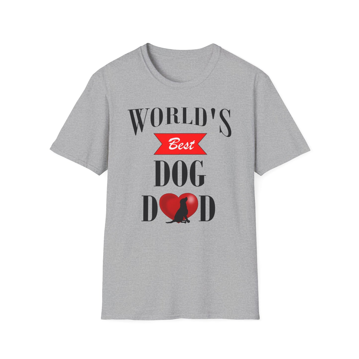 World's Best Dog Dad Father's Day T-Shirt