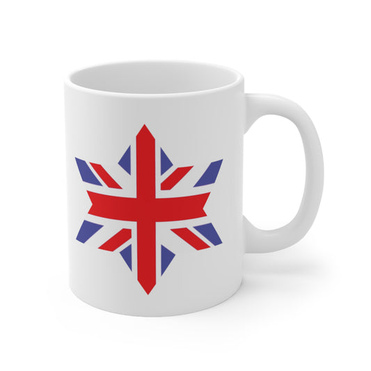 Union Jack Flag Star Coffee Mug