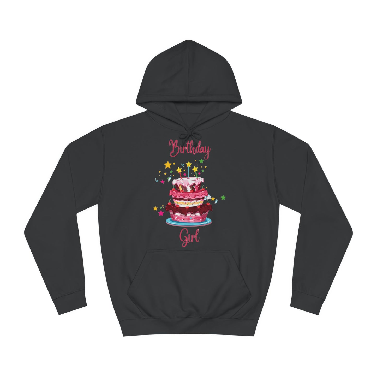 Birthday Girl Star Birthday Cake Hoodie