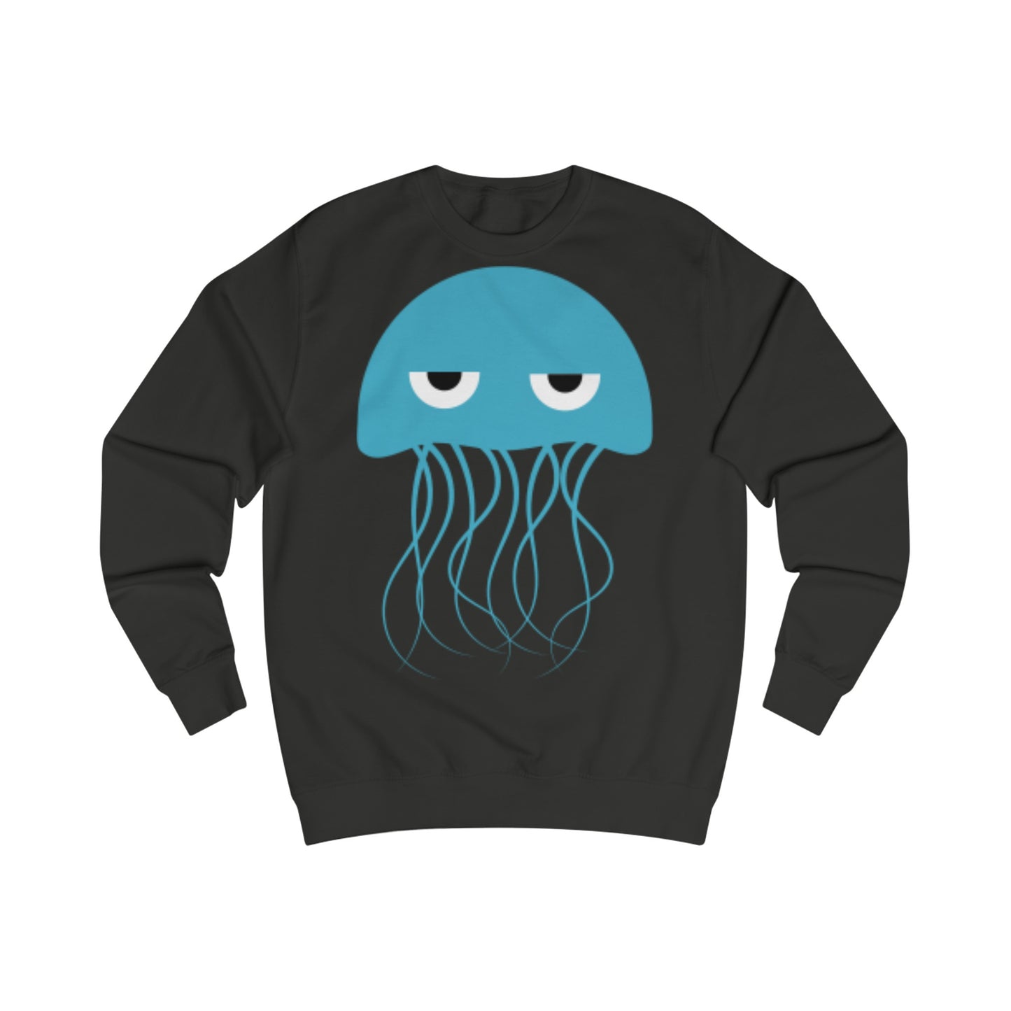 Grumpy Blue Jellyfish Sweatshirt