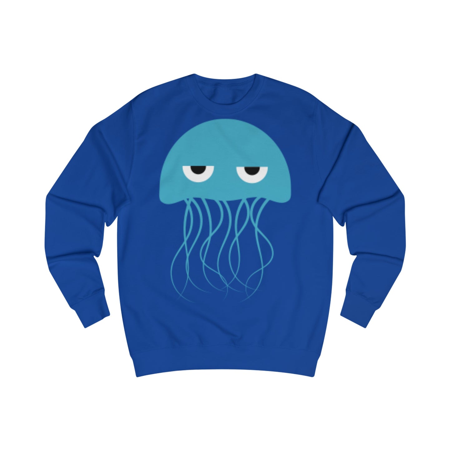 Grumpy Blue Jellyfish Sweatshirt