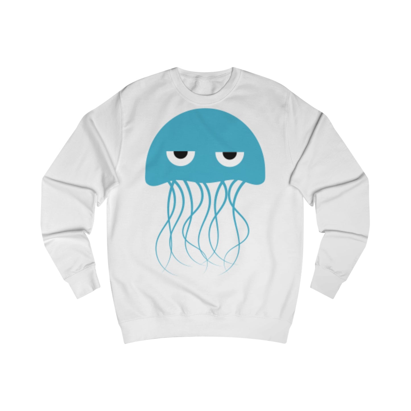 Grumpy Blue Jellyfish Sweatshirt