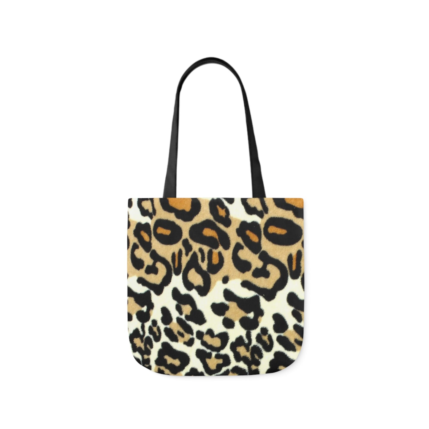 Leopard Skin Fur Print Shoulder Tote Bag