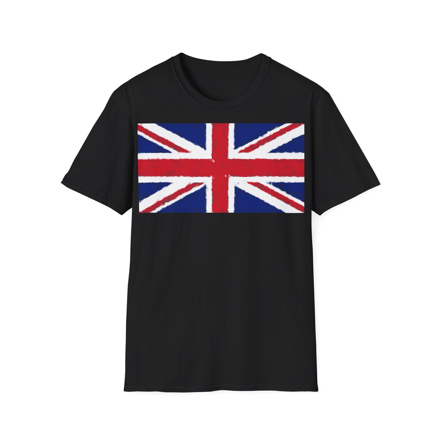 Union Jack Flag Chalk T-Shirt