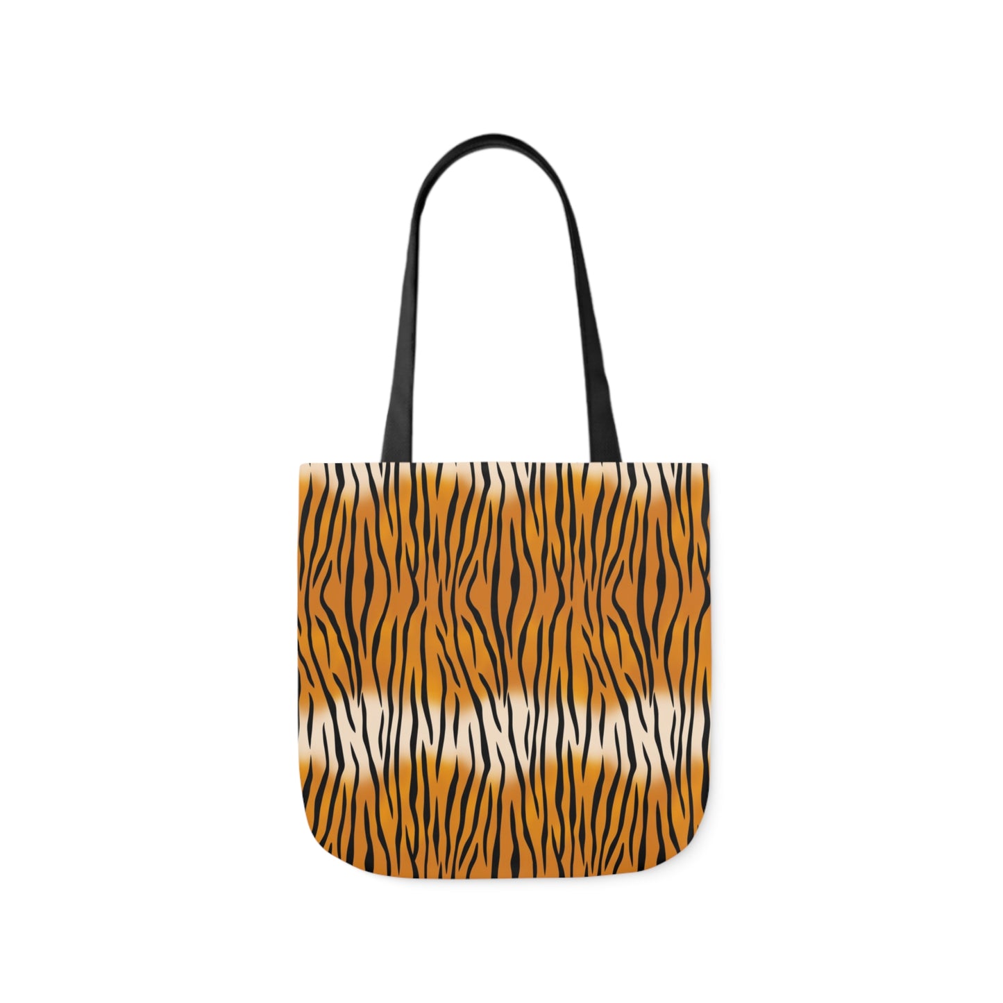 Tiger Fur Pattern Print Shoulder Tote Bag