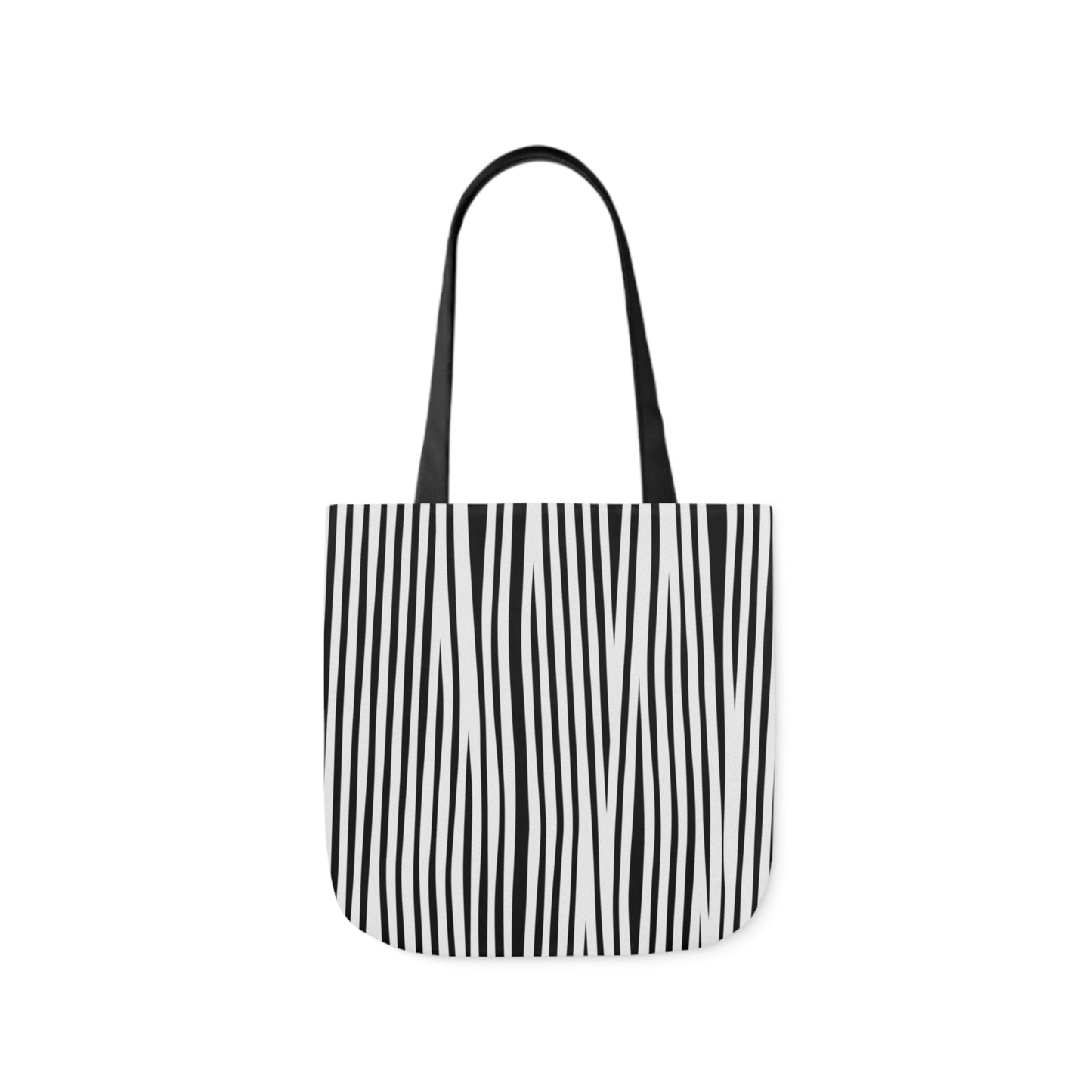 Black And White Animal Stripes Pattern Shoulder Tote Bag