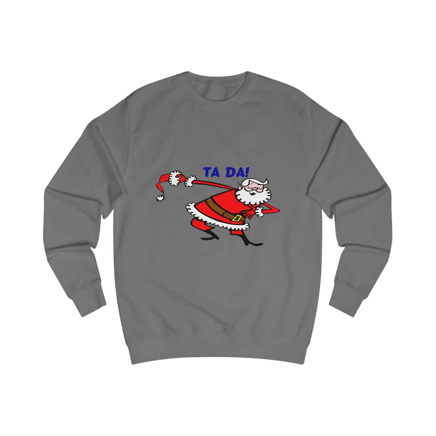 Christmas Santa Claus Bowing Ta Da Sweatshirt