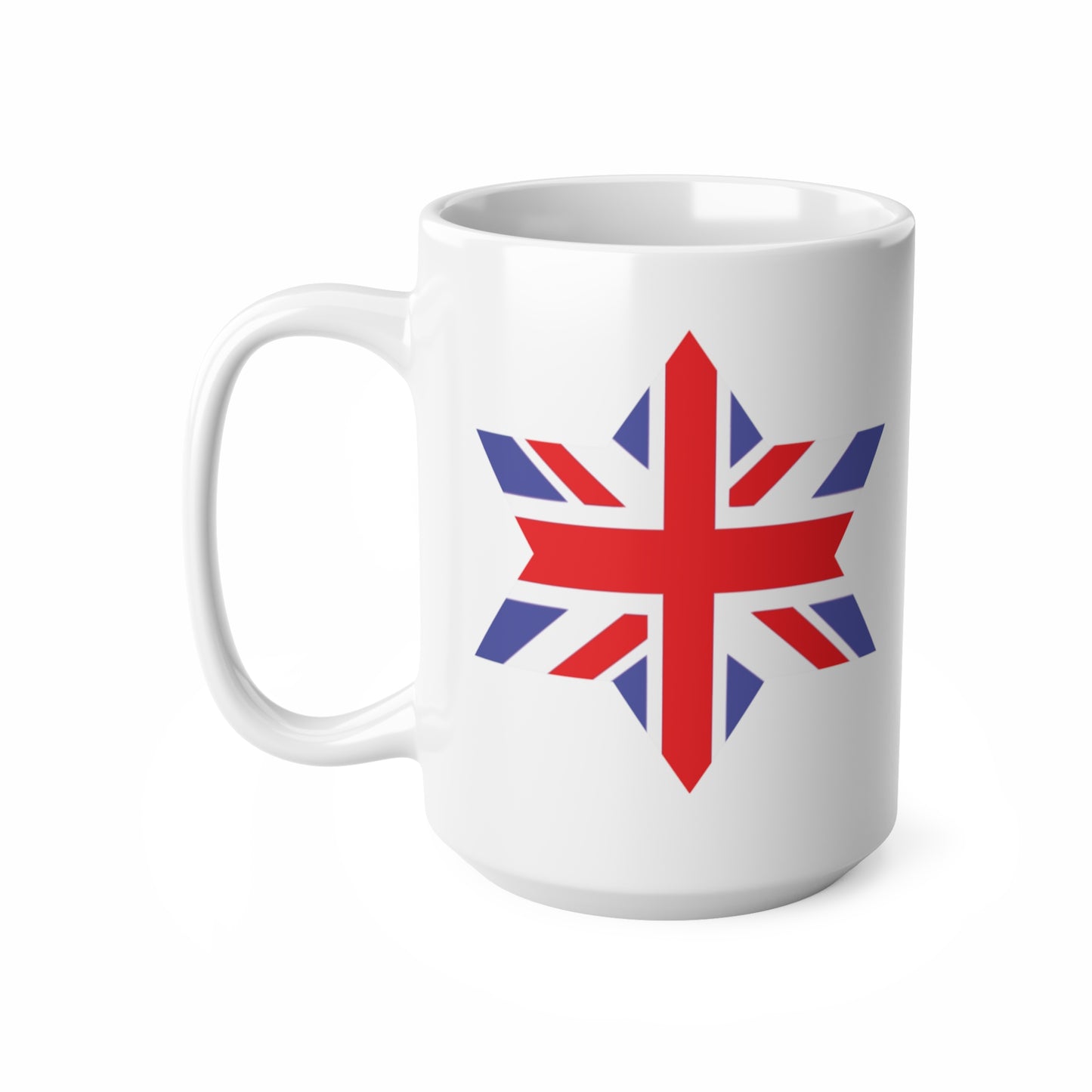 Union Jack Flag Star Coffee Mug