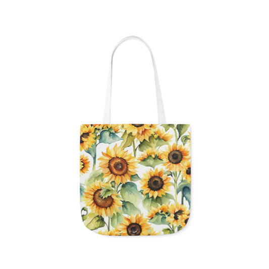 Yellow Sunflowers Shoulder Tote Bag