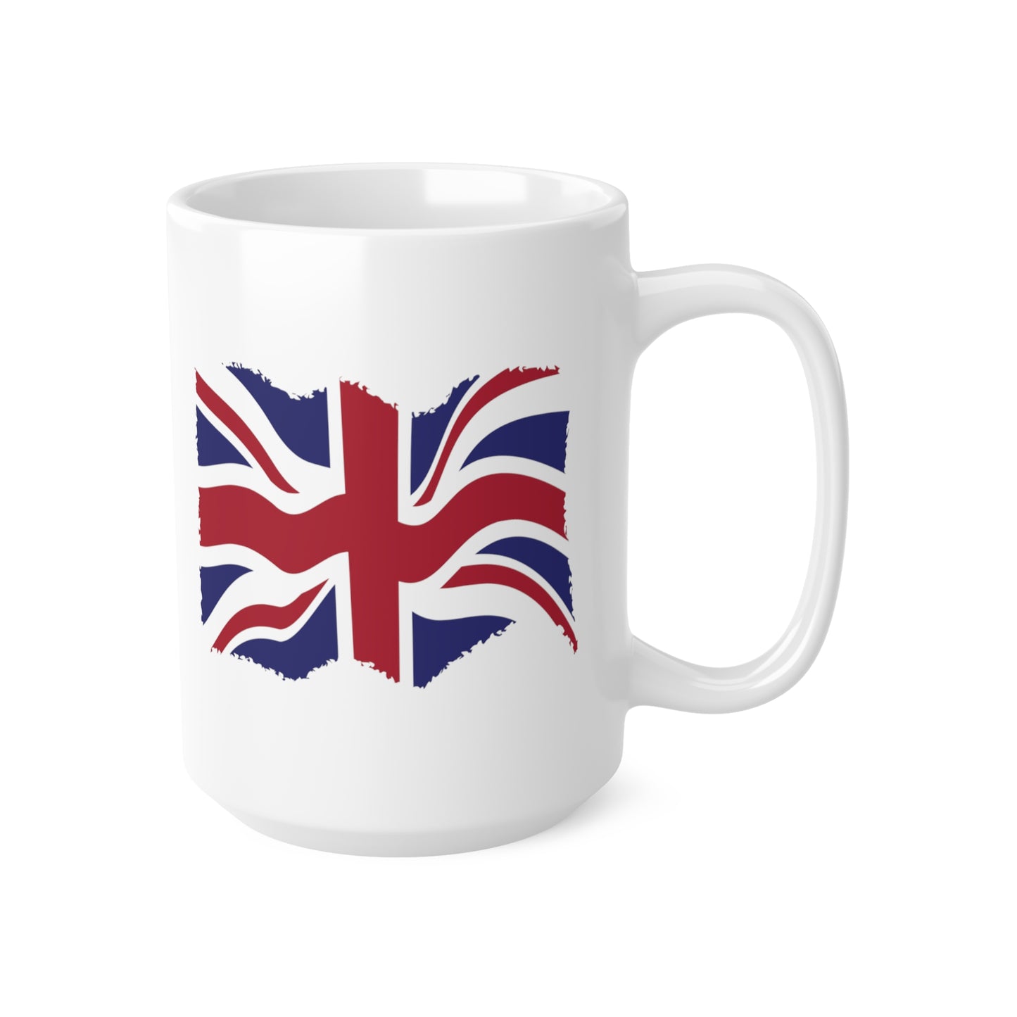 Union Jack Flag Grunge Coffee Mug