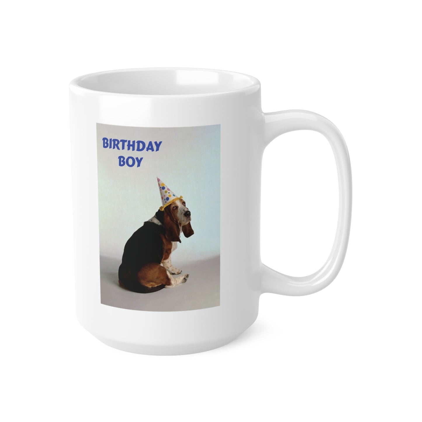 Birthday Boy Basset Dog Coffee Mug