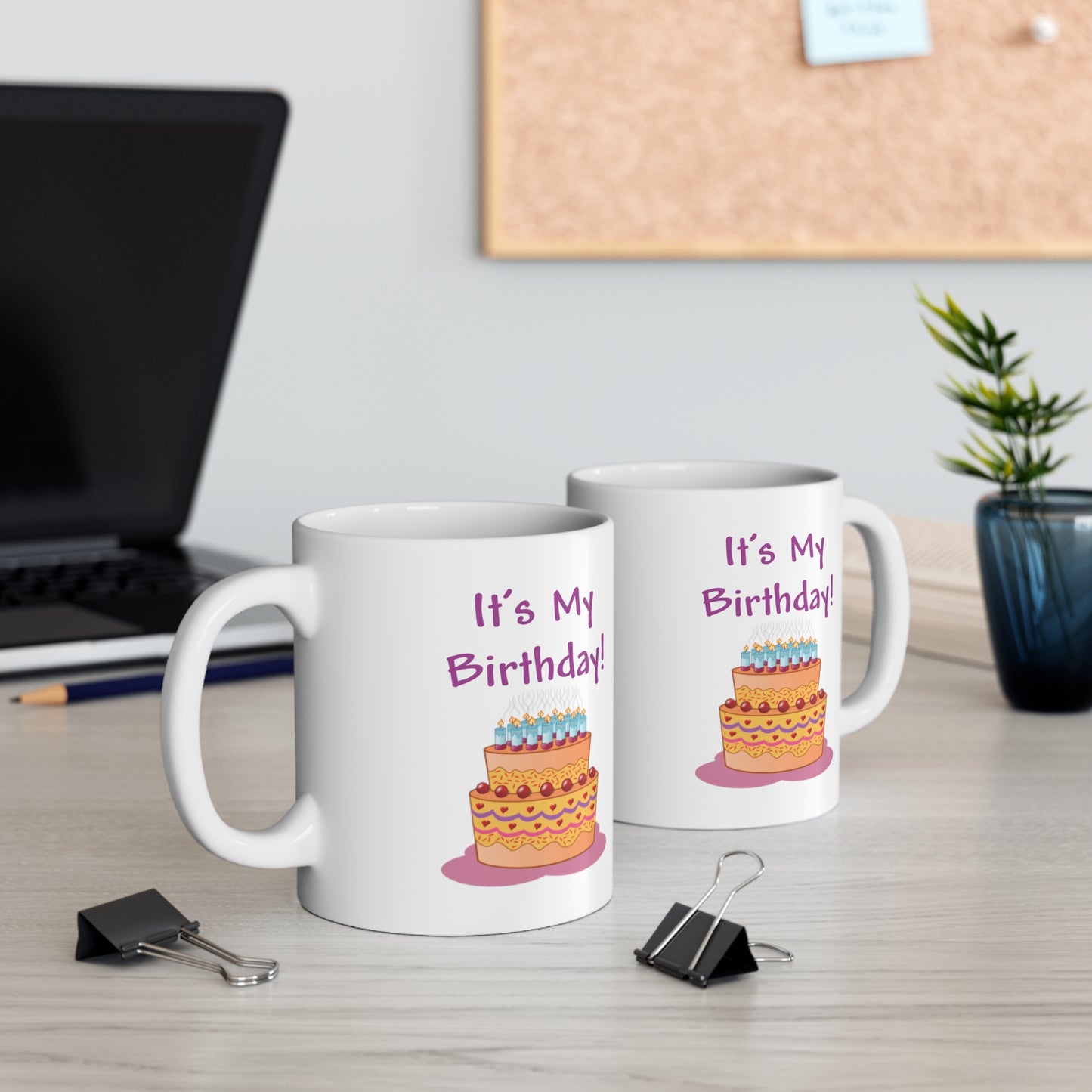 It's My Birthday And Cake Coffee Mug