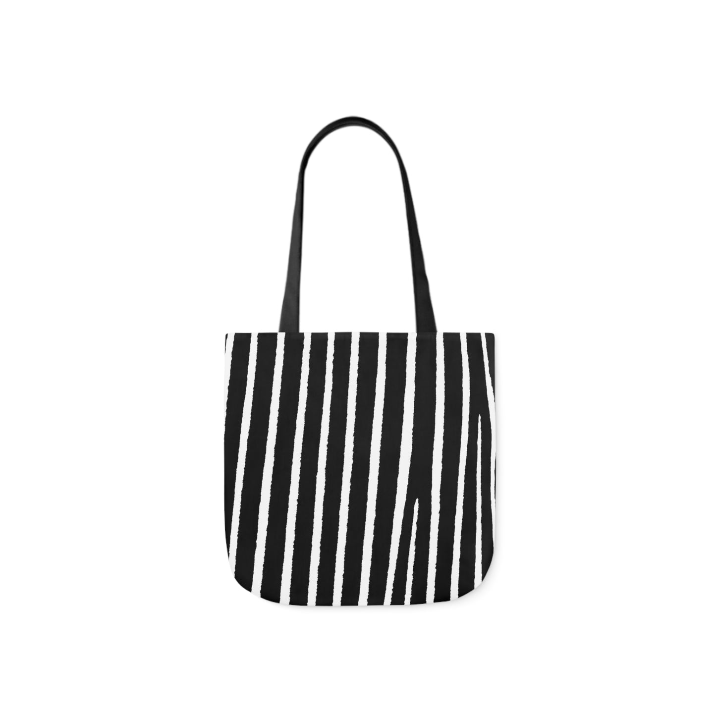 Zebra Stripes Print Pattern Shoulder Tote Bag