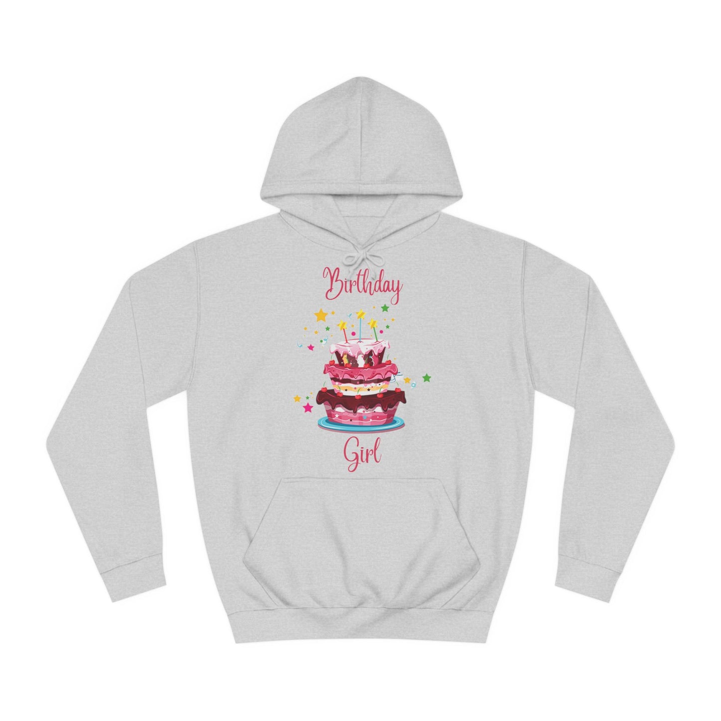 Birthday Girl Star Birthday Cake Hoodie