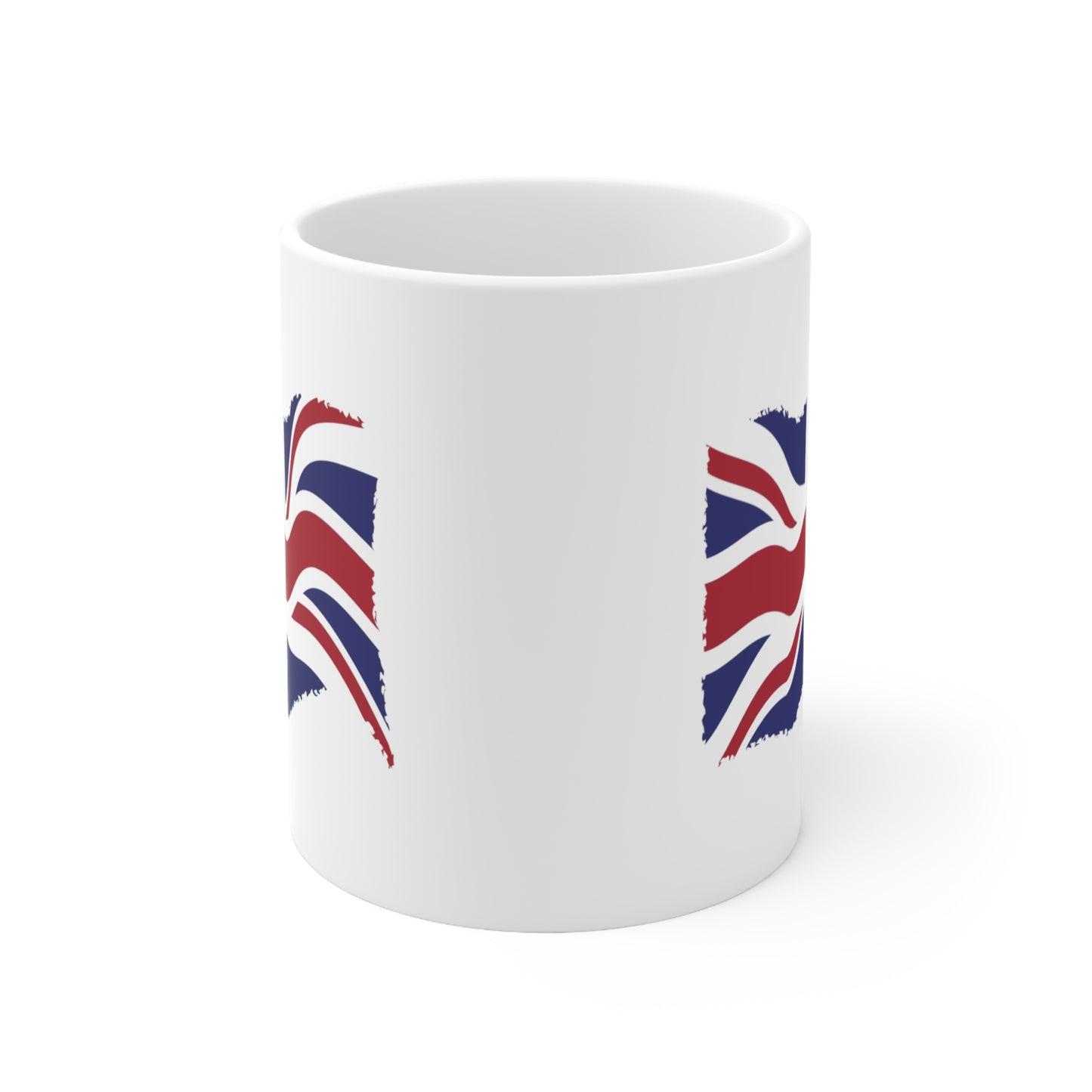 Union Jack Flag Grunge Coffee Mug