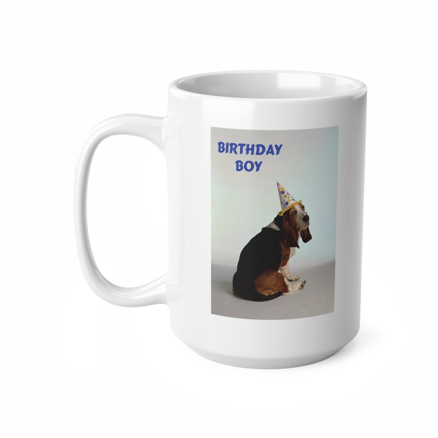 Birthday Boy Basset Dog Coffee Mug