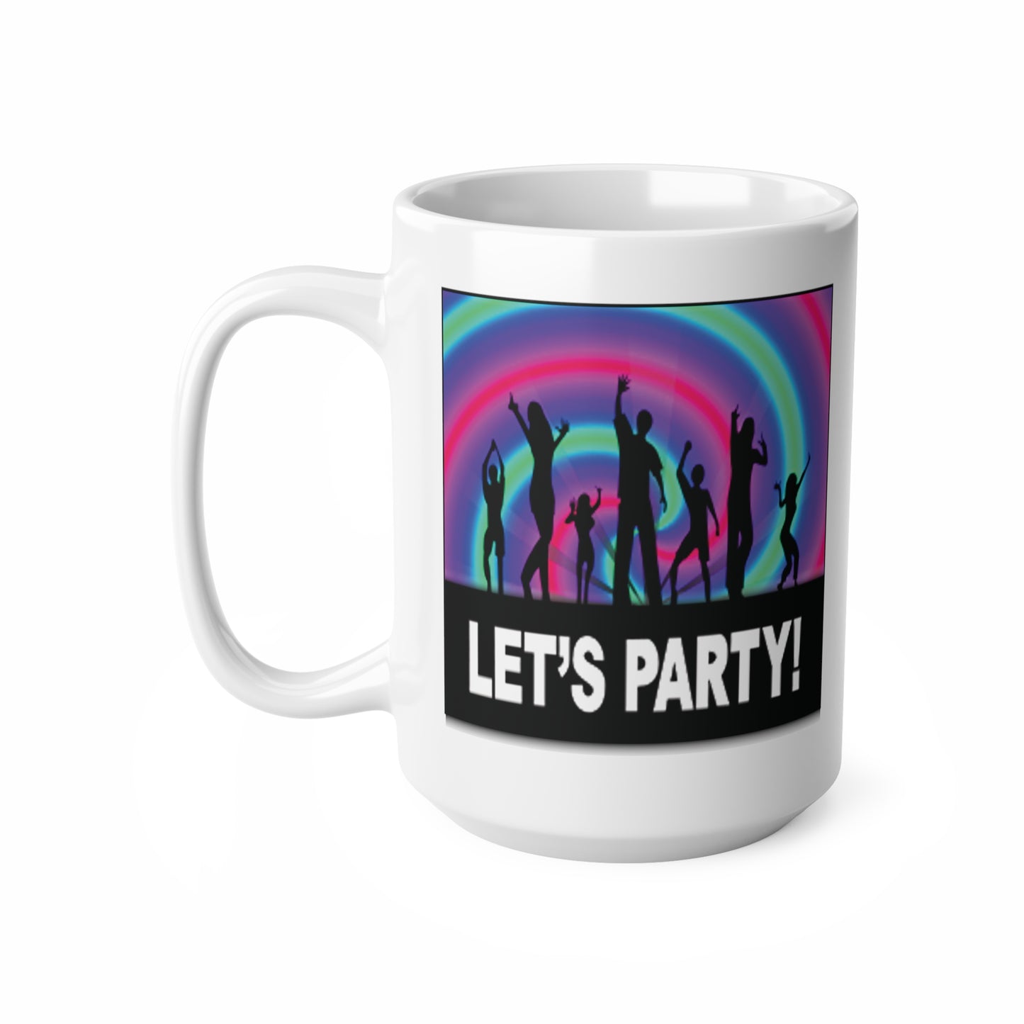 Let's Party Rainbow Dancers Coffee Mug