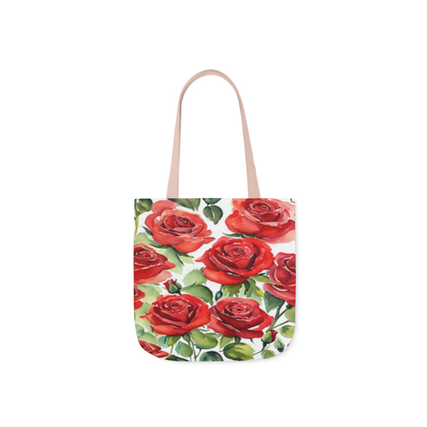 Large Red Roses Shoulder Tote Bag