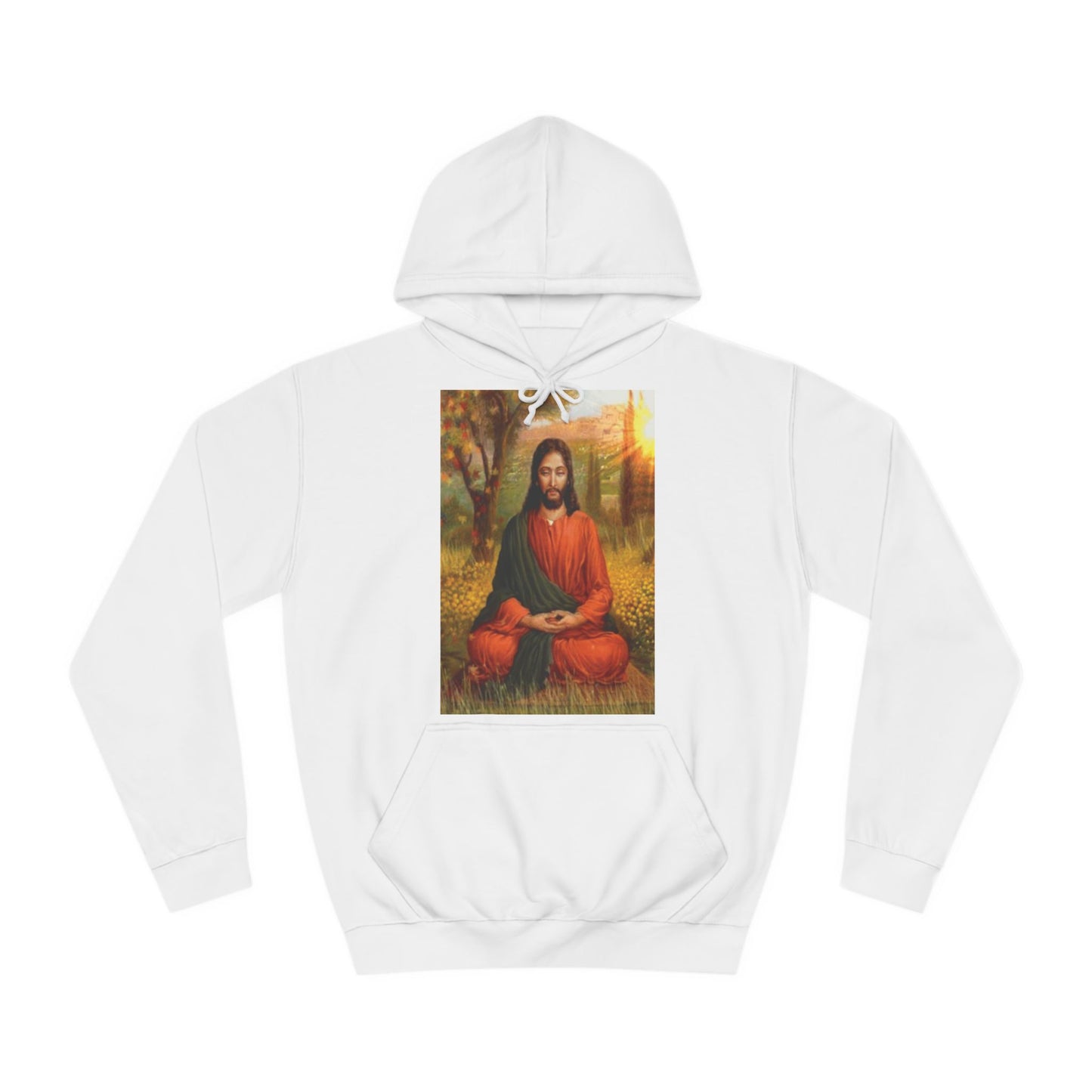 Jesus Christ Meditation At Prayer Hoodie