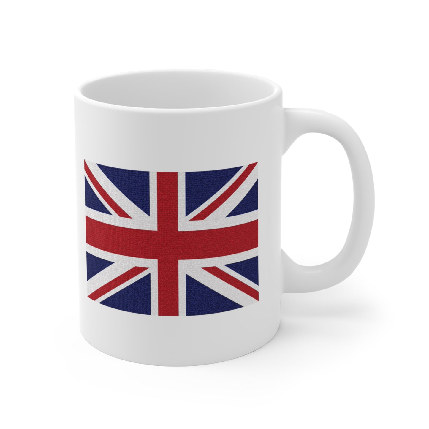 Union Jack Flag Mosaic Coffee Mug