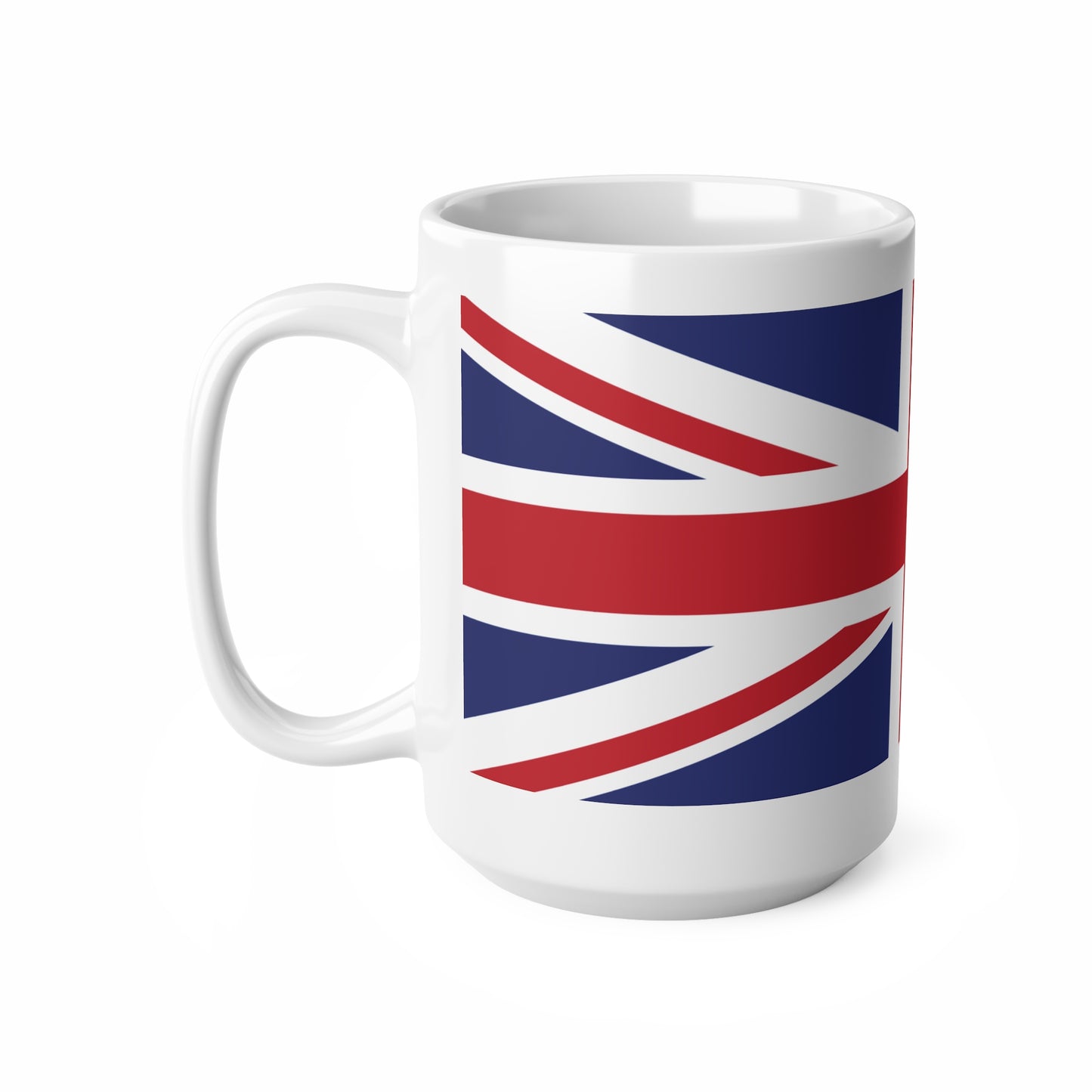 Union Jack British Flag United Kingdom Wrap Around Coffee Mug