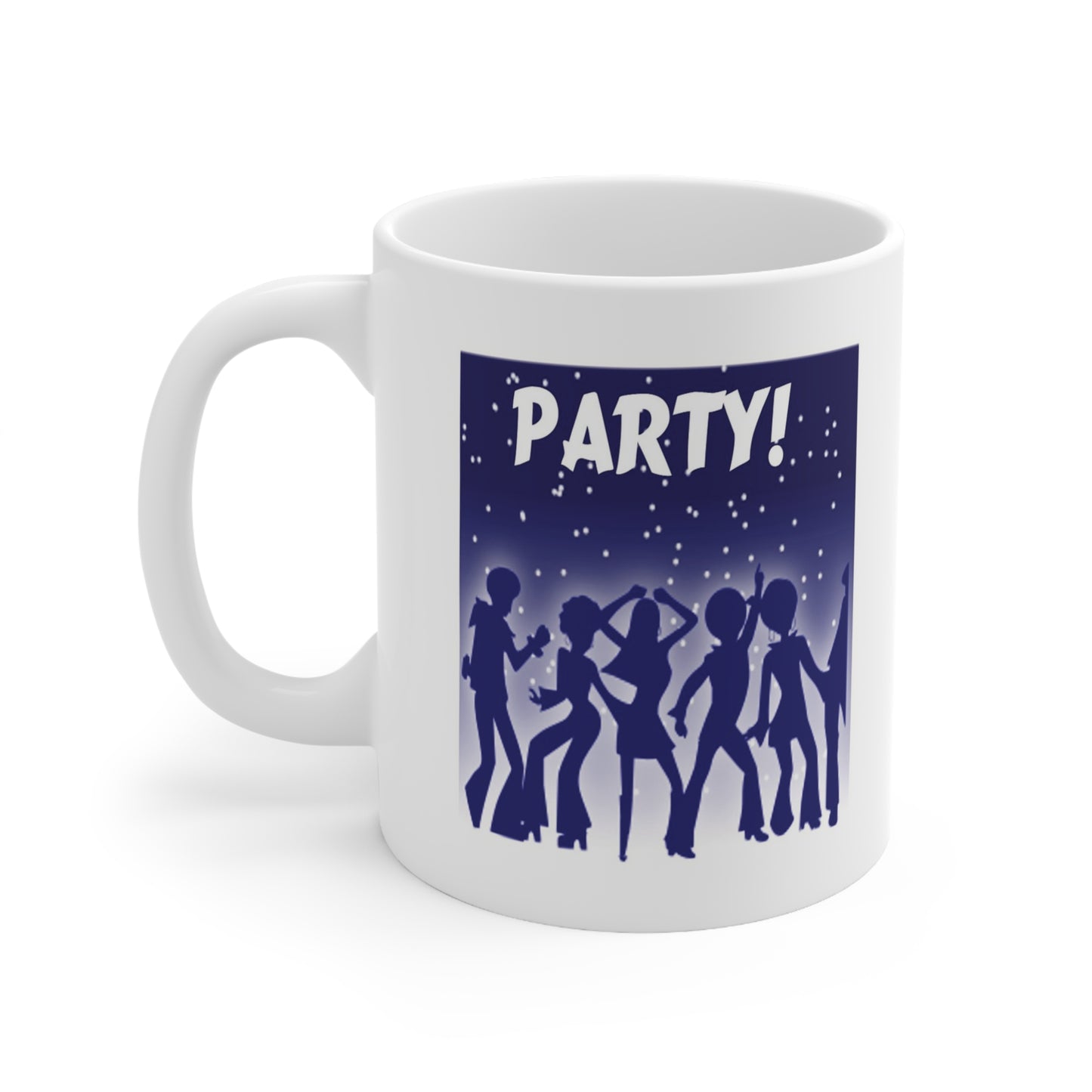 Birthday Party Retro Disco Dancers Coffee Mug