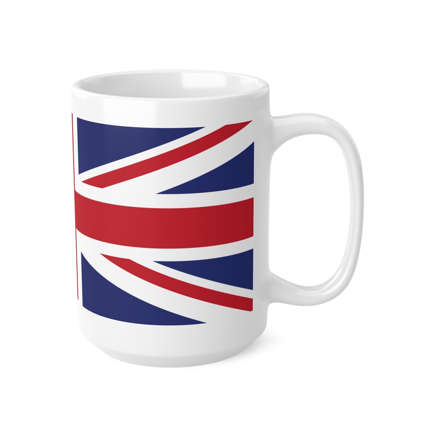 Union Jack British Flag United Kingdom Wrap Around Coffee Mug