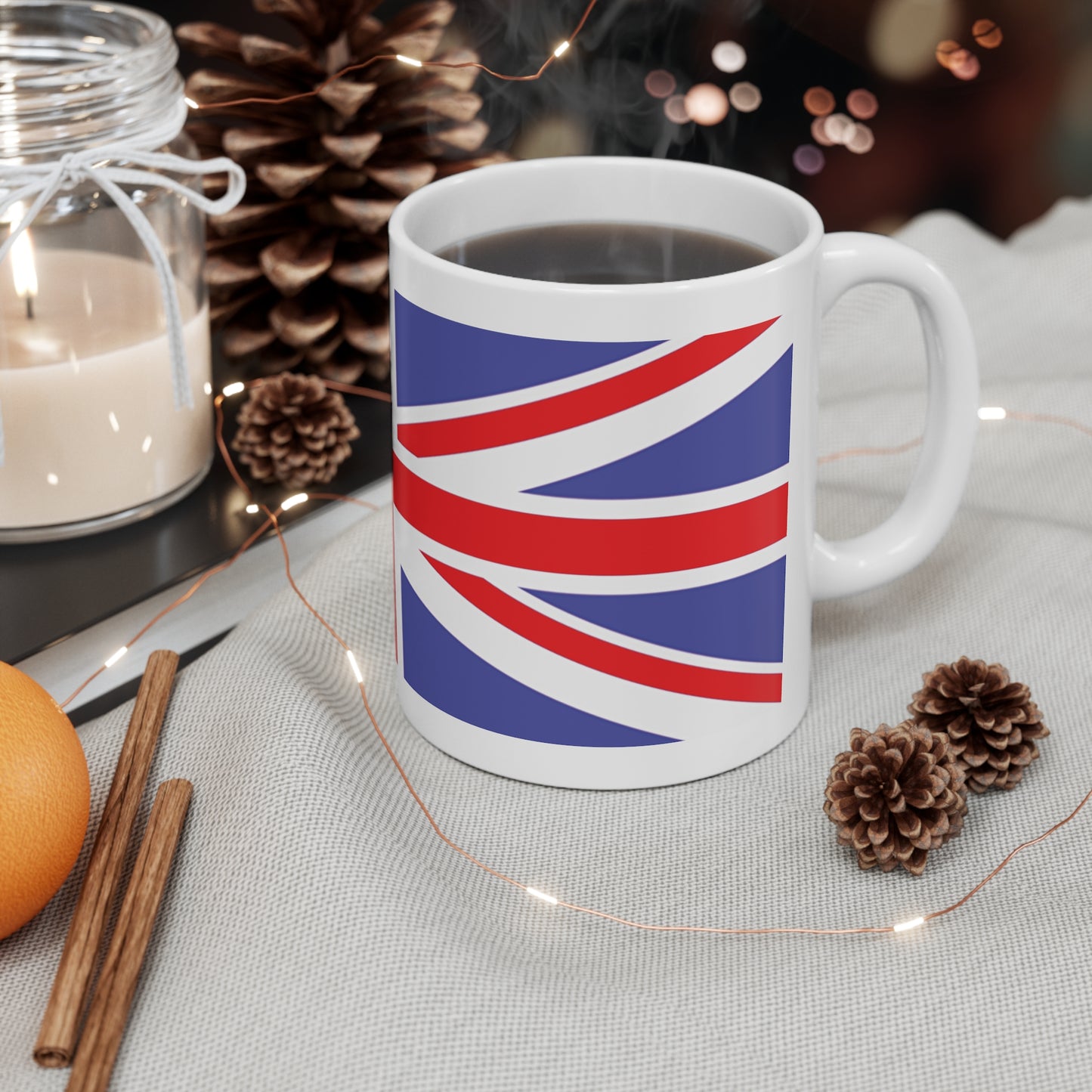 British Flag Wrap Around Coffee Mug