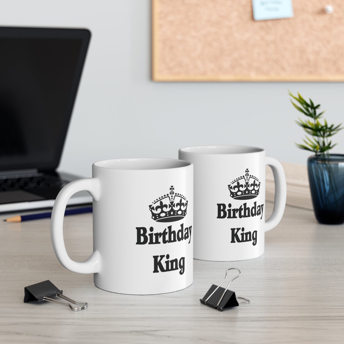 Birthday King Crown Coffee Mug