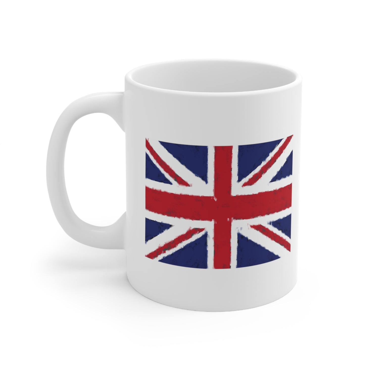 Union Jack Flag Chalk Coffee Mug