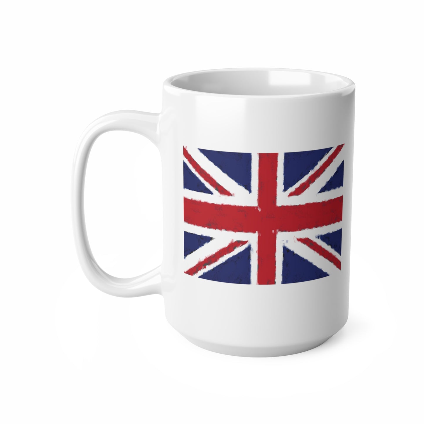 Union Jack Flag Chalk Coffee Mug