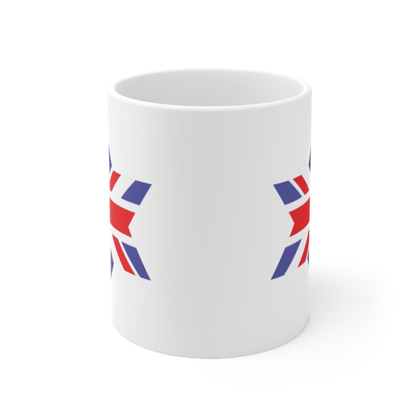 Union Jack Flag Star Coffee Mug