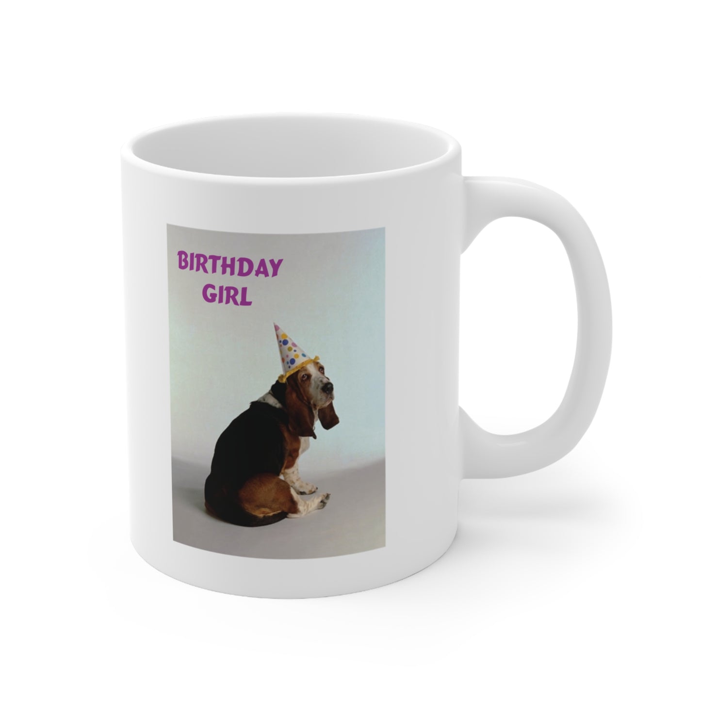 Birthday Girl Basset Dog Coffee Mug