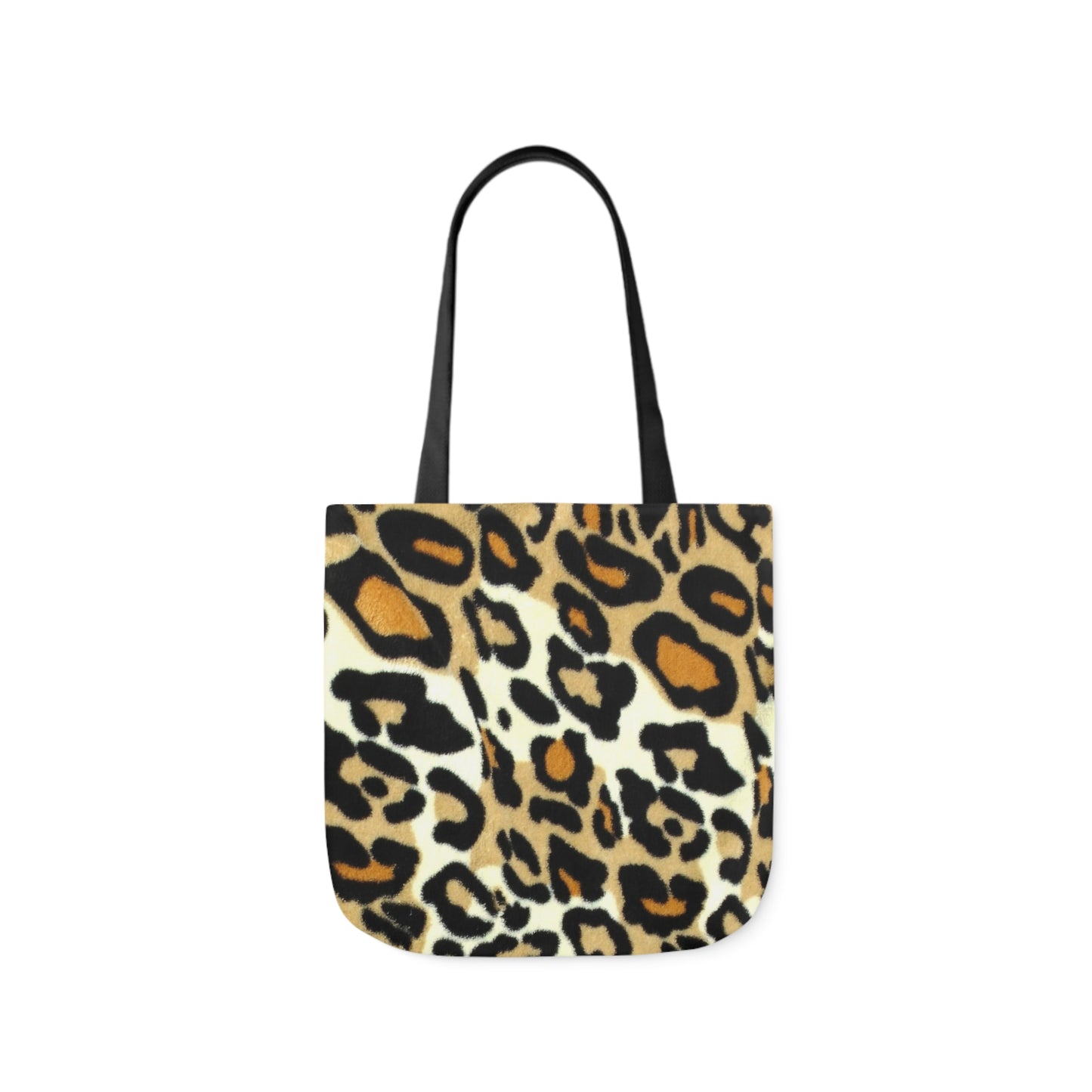 Leopard Skin Fur Print Shoulder Tote Bag