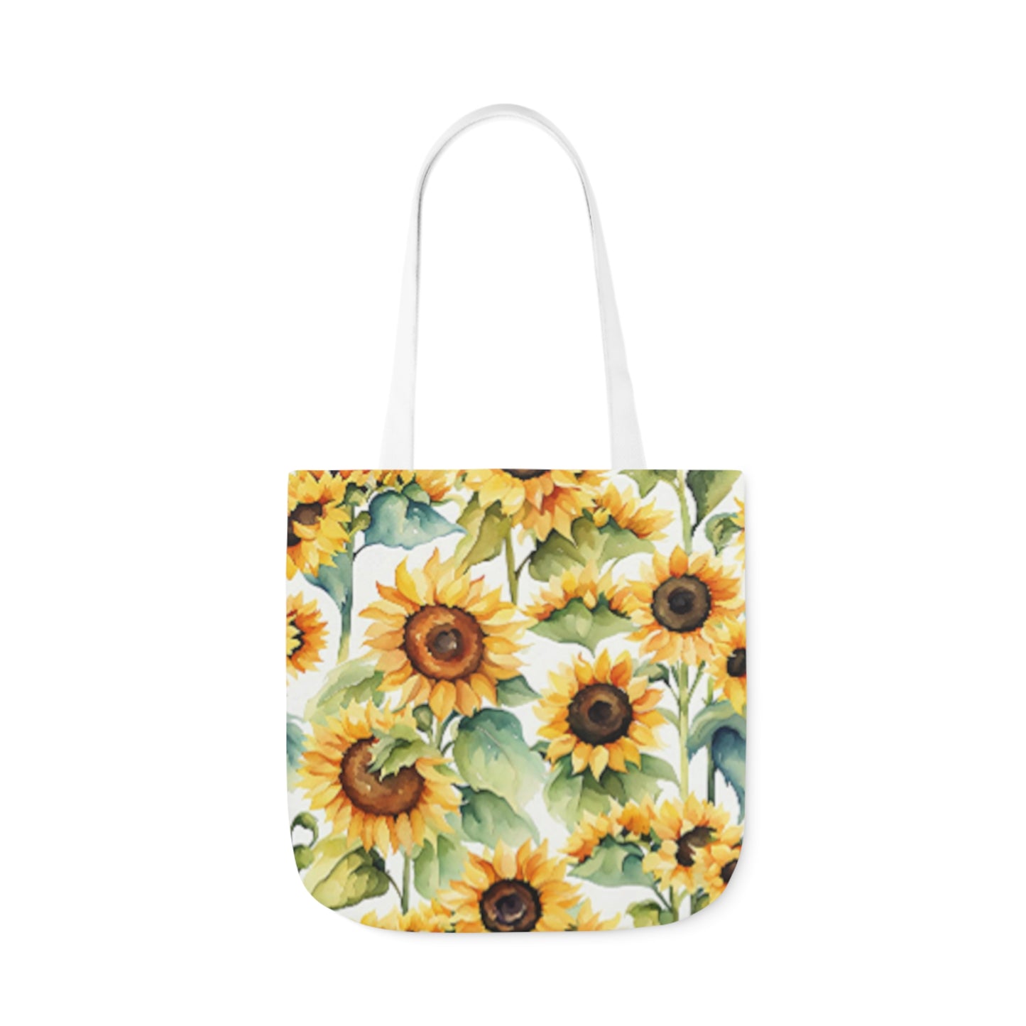 Yellow Sunflowers Shoulder Tote Bag