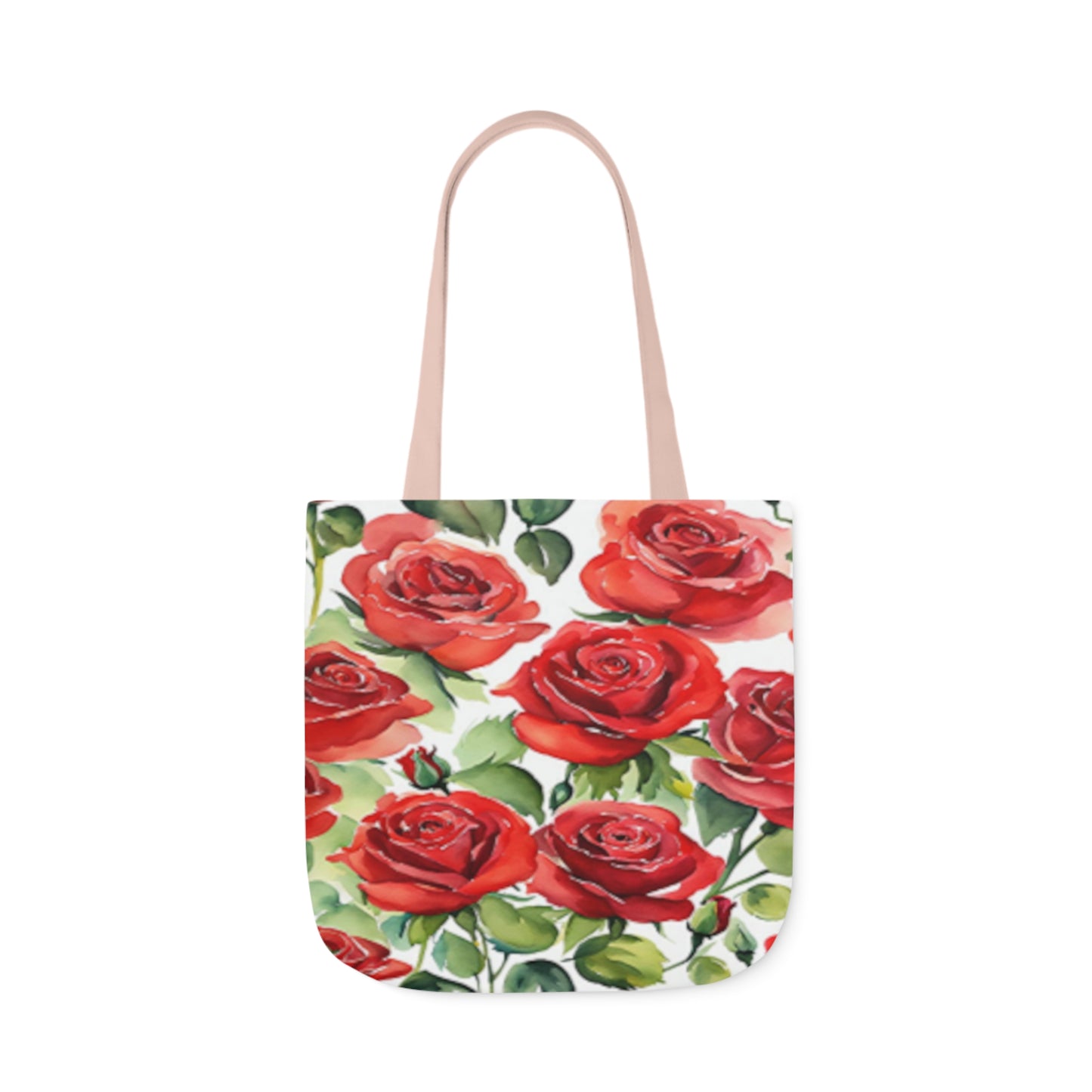 Large Red Roses Shoulder Tote Bag