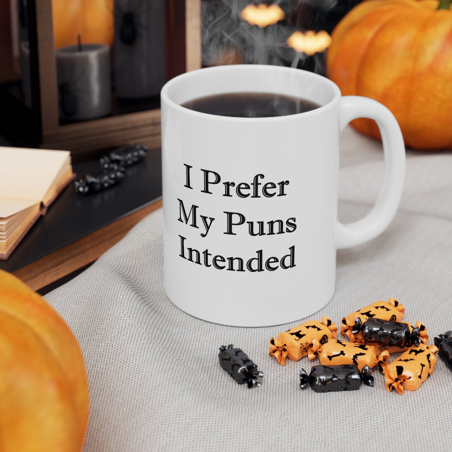 I Prefer My Puns Intended Coffee Mug