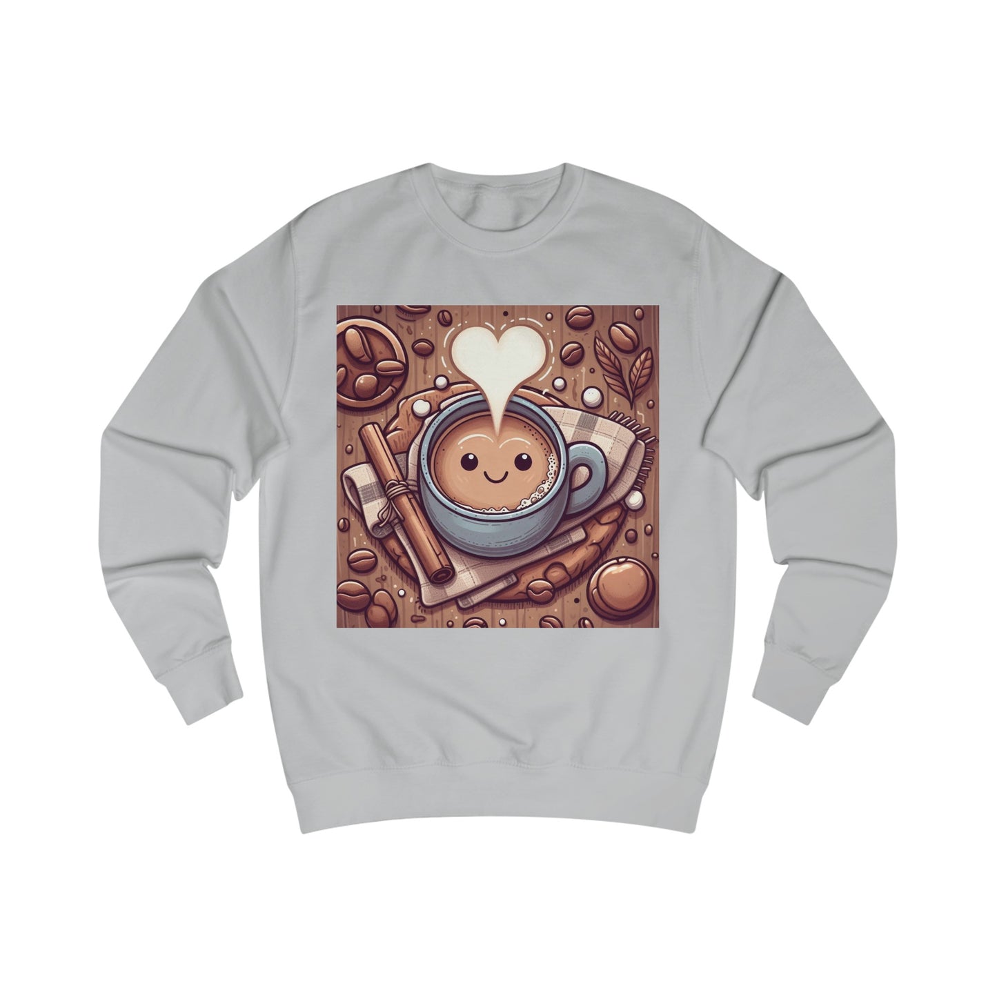 Coffee Love Winter Warmer Cute Cartoon Sweatshirt