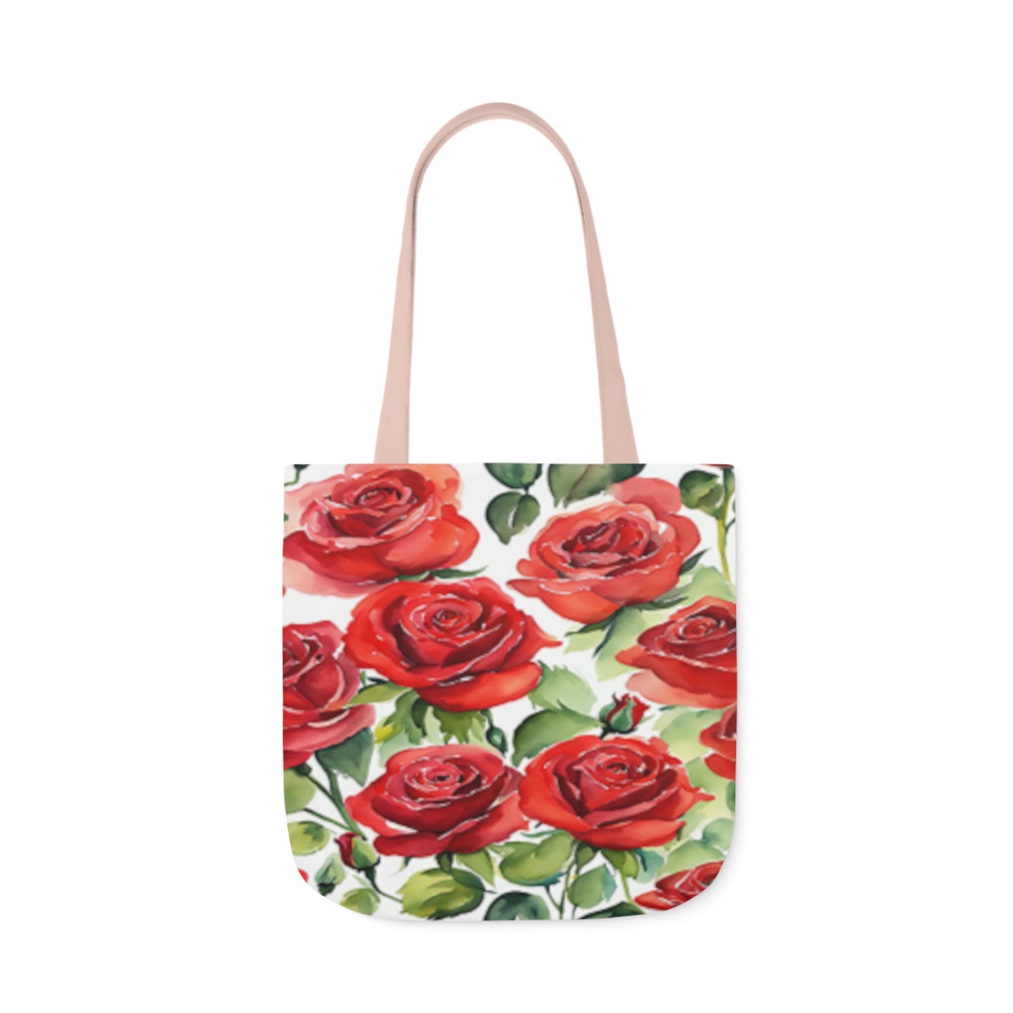 Large Red Roses Shoulder Tote Bag