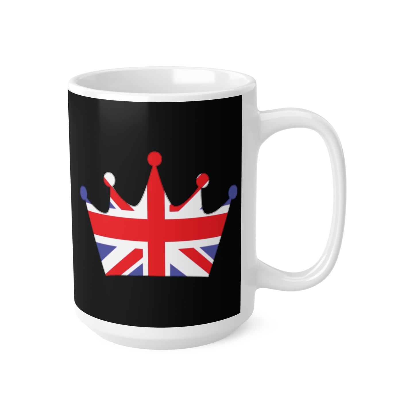 Union Jack Flag Royal Crown Coffee Mug