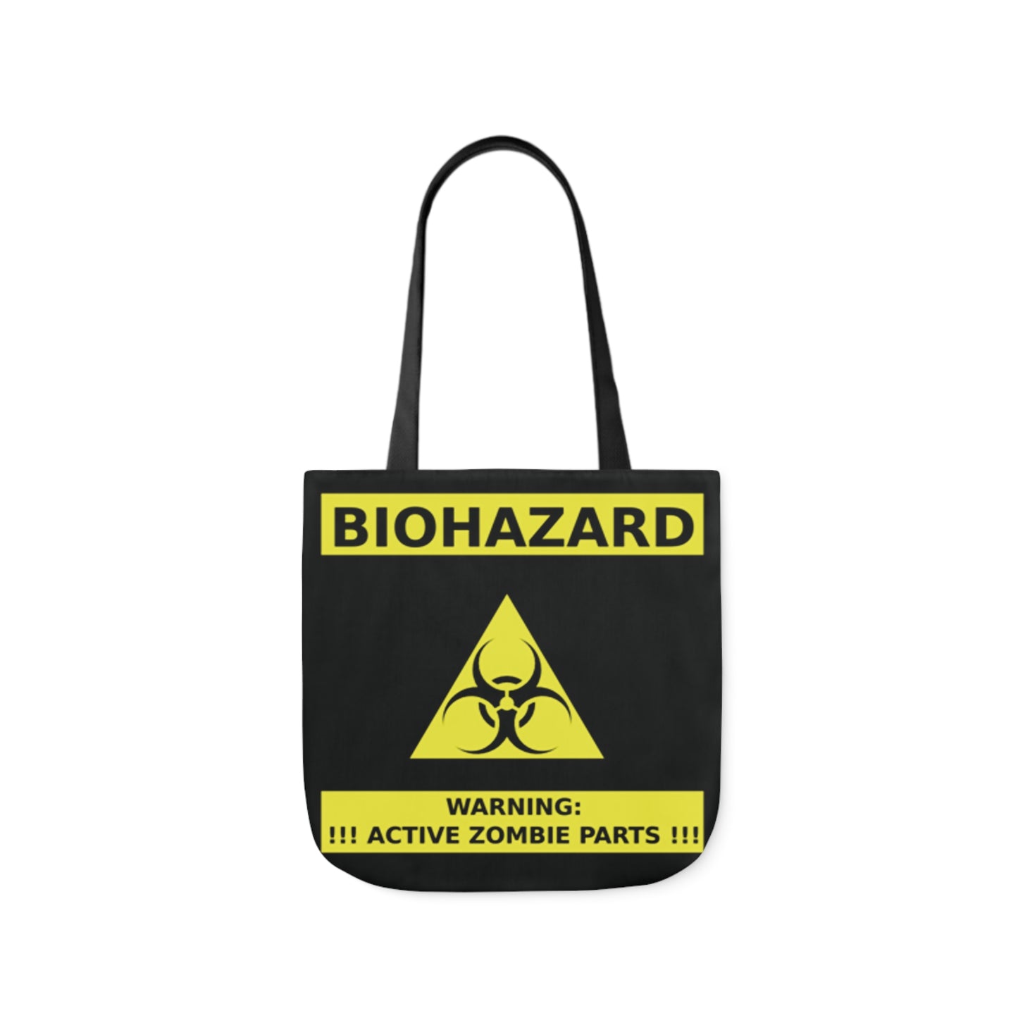 Biohazard Zombie Active Sign  Shoulder Tote Bag