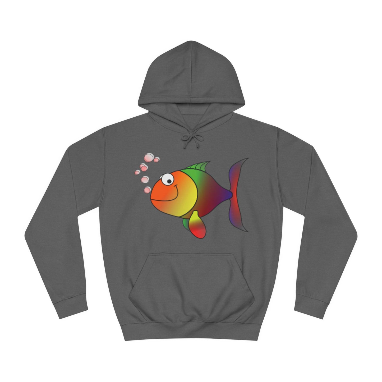 Happy Rainbow Fish Hoodie