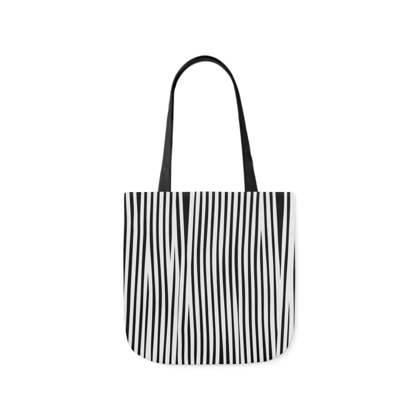 Black And White Animal Stripes Pattern Shoulder Tote Bag