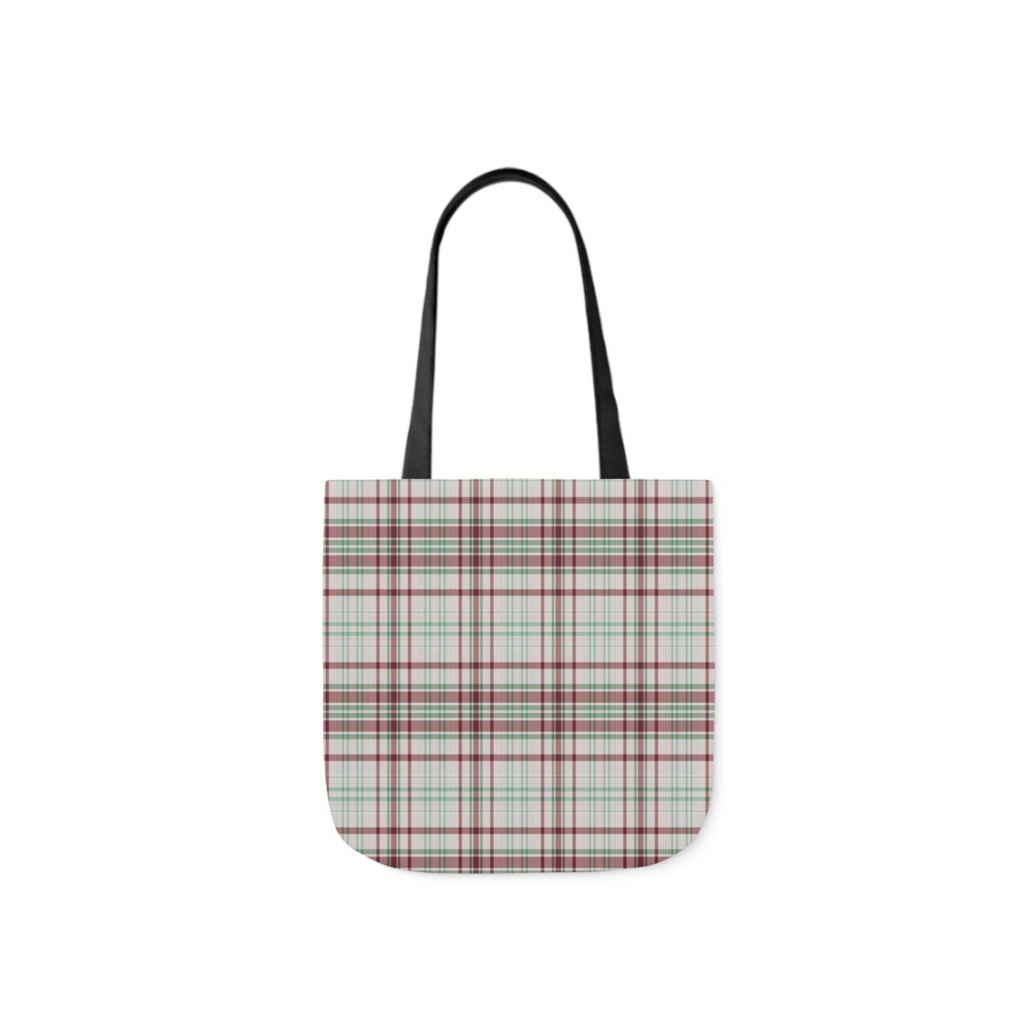 Brown And Green Plaid Tartan Pattern Shoulder Tote Bag