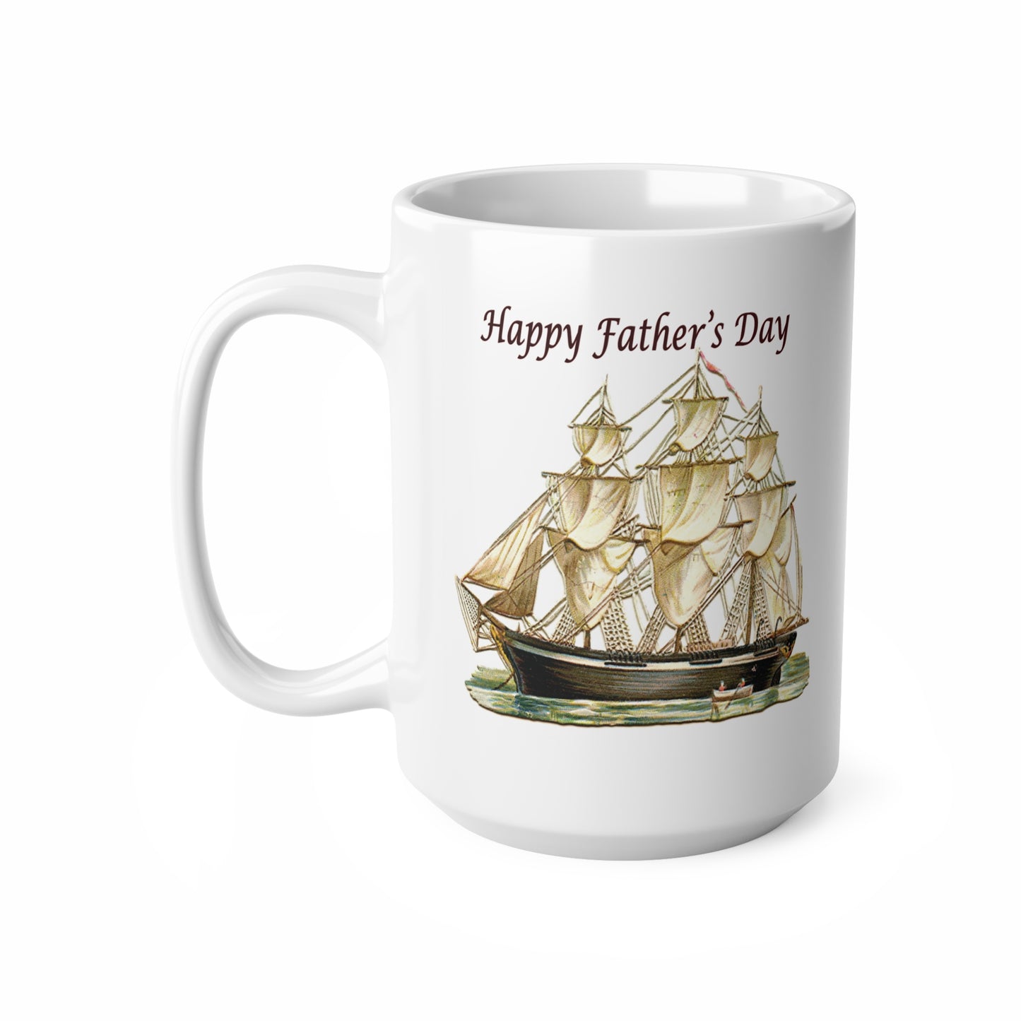 Father's Day Classic Tall Clipper Ship Coffee Mug